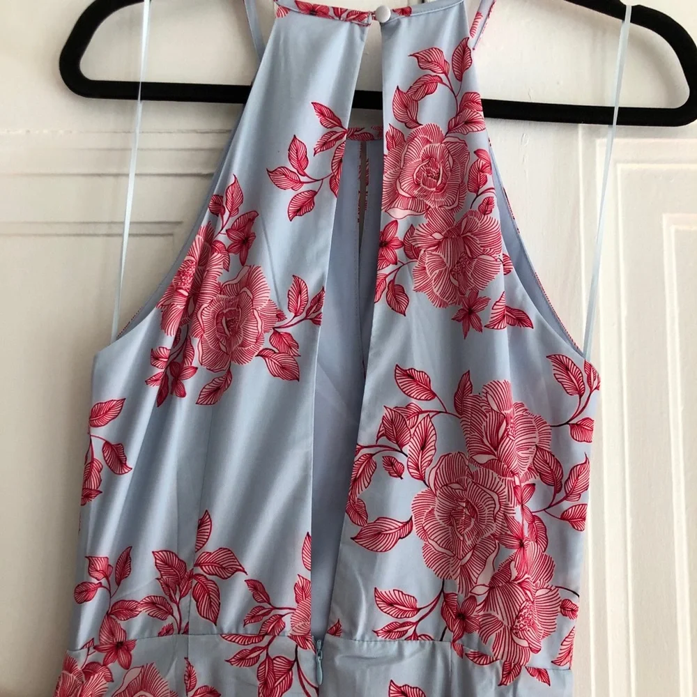 NWT Vici Change Of Heart Satin Floral Maxi Dress - Picture 13 of 13
